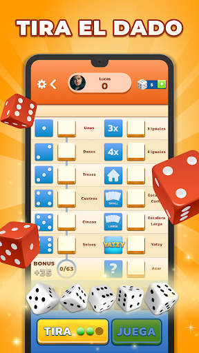 Captura de pantalla de Yatzy - Juego de dados