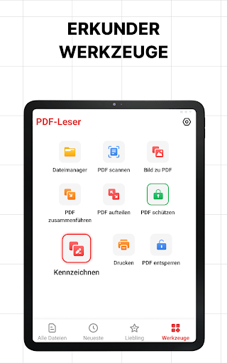 PDF Reader - PDF Converter Screenshot