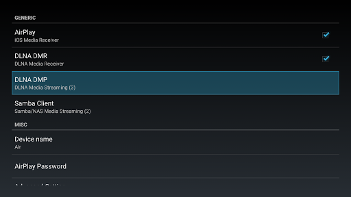 AirReceiver AirPlay Cast DLNA Screenshot