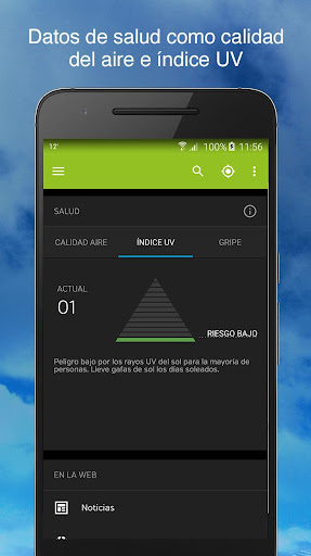 Captura de pantalla de Tiempo- Weather Underground