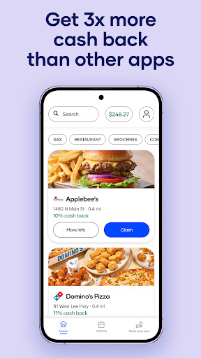 Upside: Gas & Food Cash Back screenshot