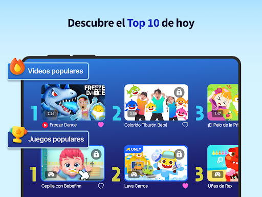 Captura de pantalla de Mundo Tiburón Bebé para Niños