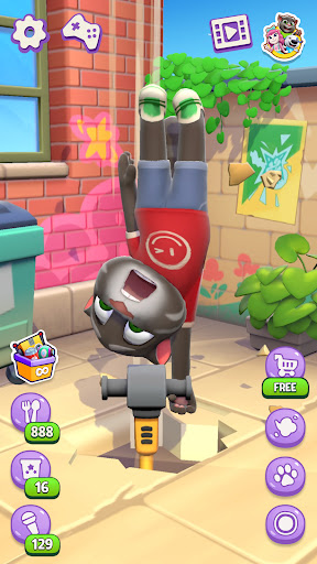 Captura de pantalla de Talking Tom Cat