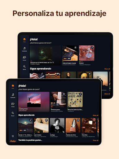 Captura de pantalla de flowkey: Aprende piano