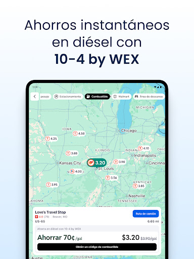 Captura de pantalla de Trucker Path: Truck GPS & Fuel