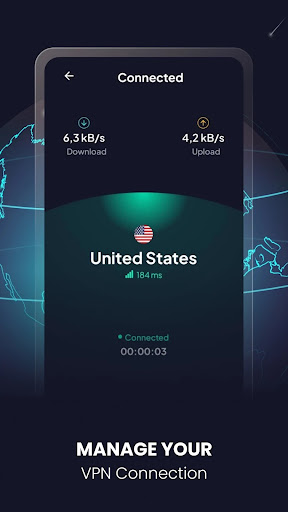 HyperFast VPN-Private Internet Screenshot