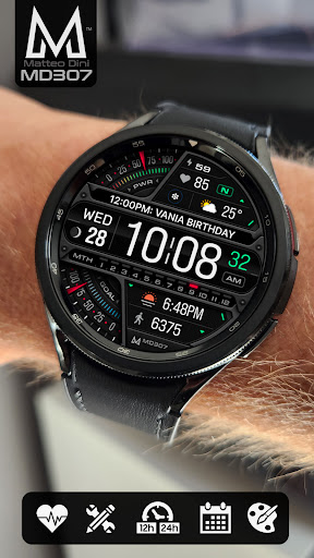 Captura de pantalla de MD307 Digital watch face