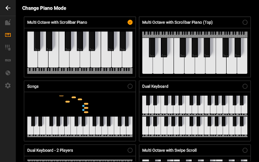 Captura de pantalla de Mini Piano Lite