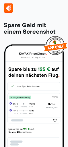 KAYAK: Flüge, Hotels & Autos Screenshot