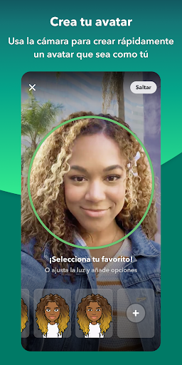 Captura de pantalla de Bitmoji