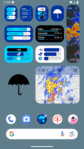 Regen-Alarm (Rain Alarm) Screenshot