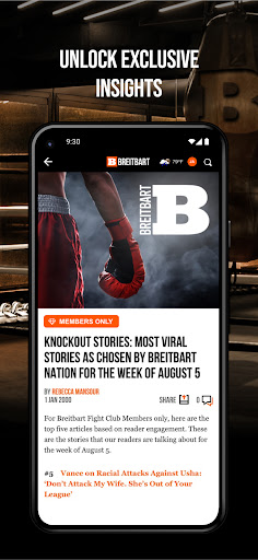 Captura de pantalla de Breitbart