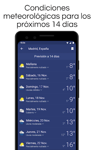 Captura de pantalla de Clime: Radar del Tiempo