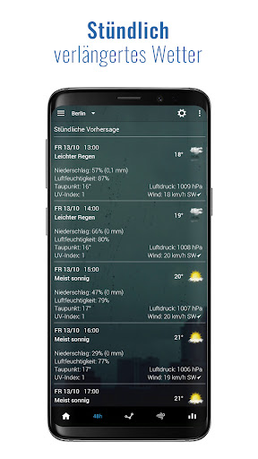 Sense Flip Uhr & amp; Wetter Screenshot