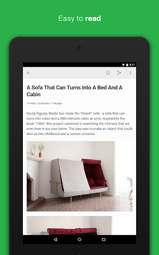 Captura de pantalla de Feedly - Smarter News Reader