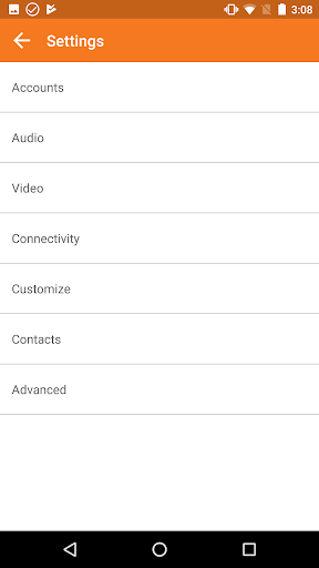Captura de pantalla de ZoiPer Pro - SIP Softphone