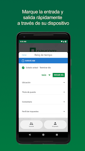 Captura de pantalla de Paycom