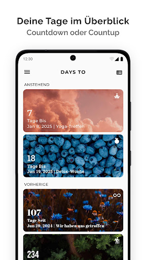 Days To | Countdown und Widget Screenshot