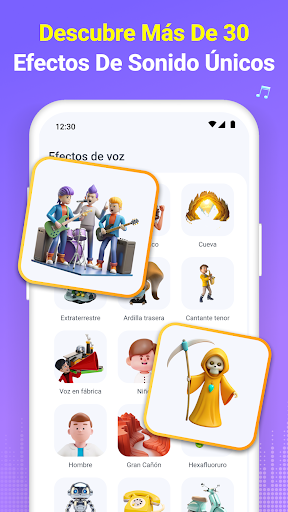 Captura de pantalla de Cambiador de Voz y Efectos