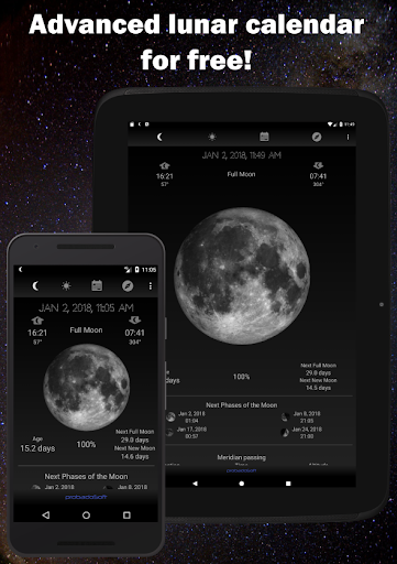 Captura de pantalla de Moon Phase Calendar