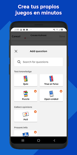 Captura de pantalla de Kahoot! - Juega y crea quizzes