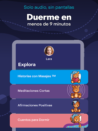 Captura de pantalla de Storybook: Cuentos para Dormir