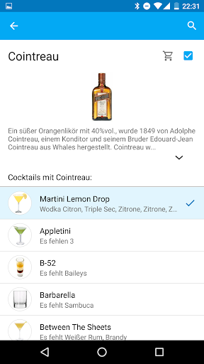 Meine Cocktailbar Pro Screenshot