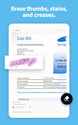 Adobe Scan AI PDF Scanner, OCR screenshot