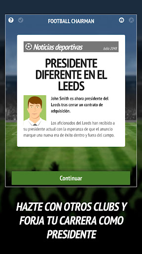 Captura de pantalla de Football Chairman Pro