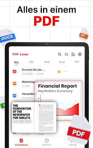 PDF Reader - PDF Converter Screenshot