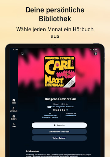 Audible - Hörbücher & Podcasts Screenshot