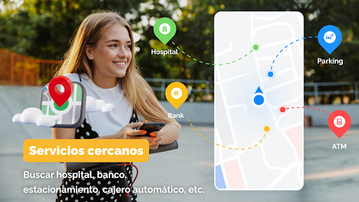 Captura de pantalla de GPS, Mapas Direcciones