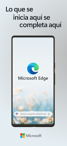 Captura de pantalla de Microsoft Edge