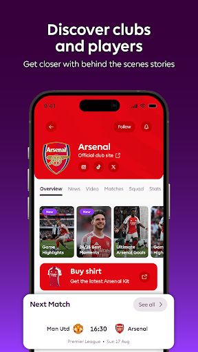 Captura de pantalla de Premier League - Scores, News