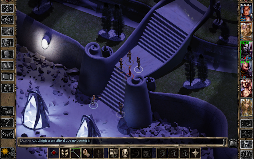 Captura de pantalla de Baldur's Gate II