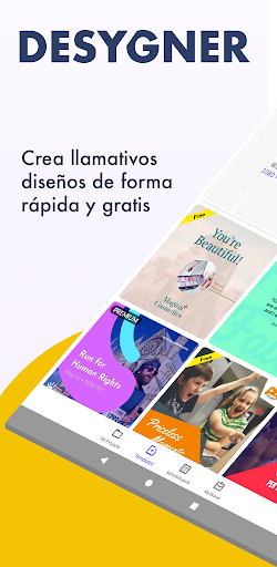 Captura de pantalla de Desygner: Diseño Gráfico Fácil