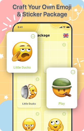 Captura de pantalla de Creador de emojis divertidos