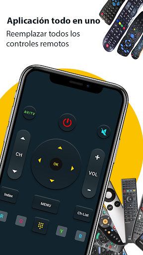Captura de pantalla de Mando Universal para tv