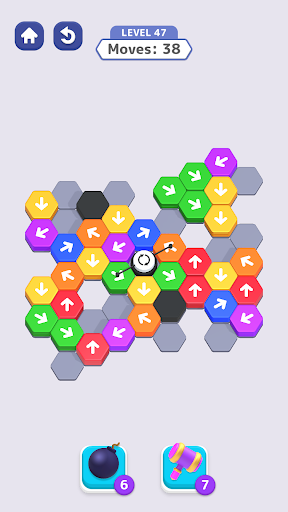 Captura de pantalla de Hexa Away