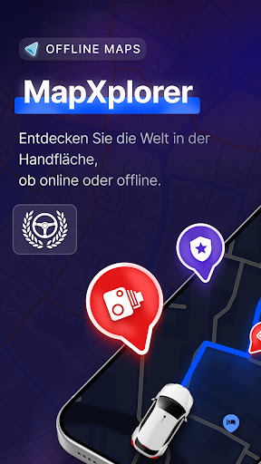 MapXplorer: Navigation, Radar Screenshot