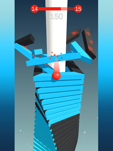 Captura de pantalla de Stack Ball - Choque en Picado