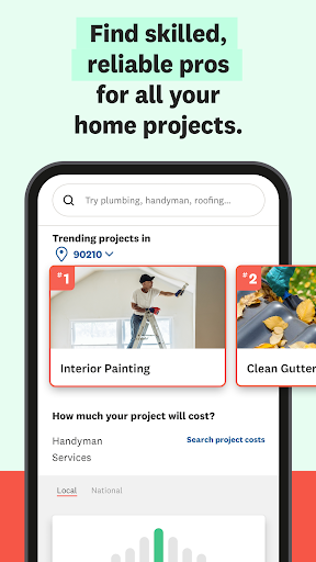 Captura de pantalla de Angi: Hire Home Service Pros