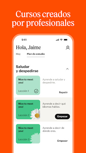 Captura de pantalla de Babbel: Aprender idiomas