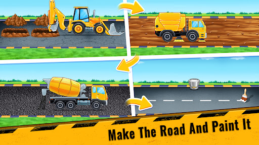 Captura de pantalla de Kids Road Builder - Kids Games