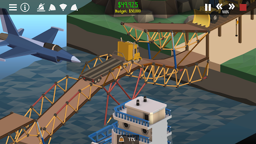 Captura de pantalla de Poly Bridge 2