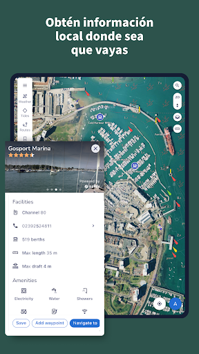 Captura de pantalla de Savvy Navvy: GPS Nautico