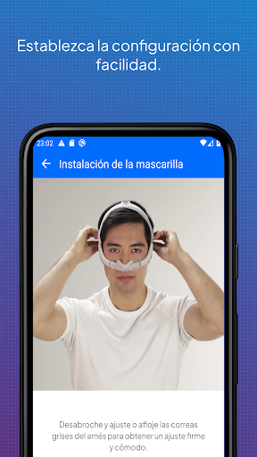 Captura de pantalla de myAir™ by Resmed