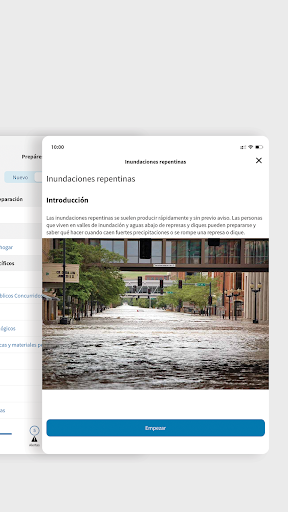 Captura de pantalla de FEMA