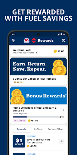 Captura de pantalla de Marathon ARCO Rewards