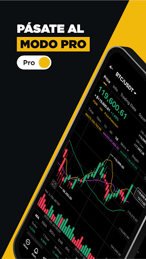 Captura de pantalla de Binance: Bitcoin, Crypto y NFT
